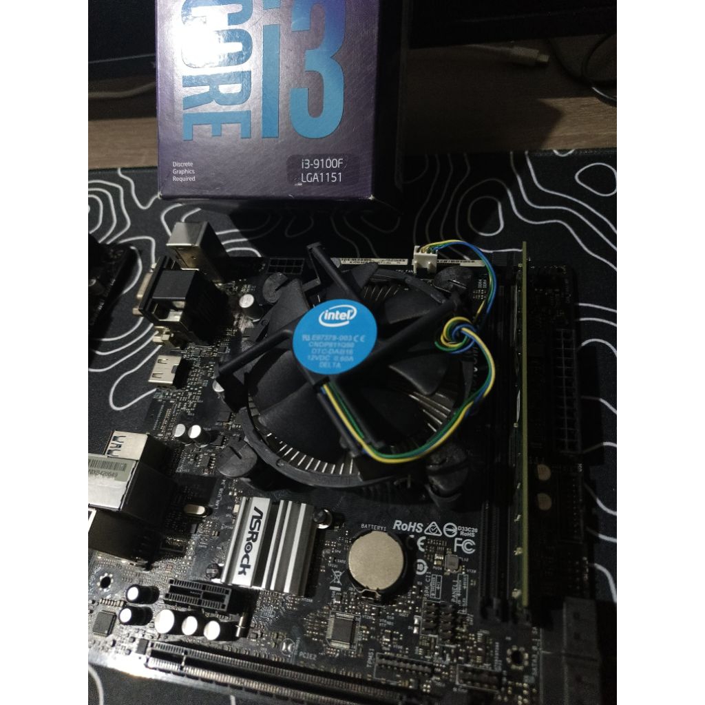 Intel i3 9100f Mobo Asrock H310