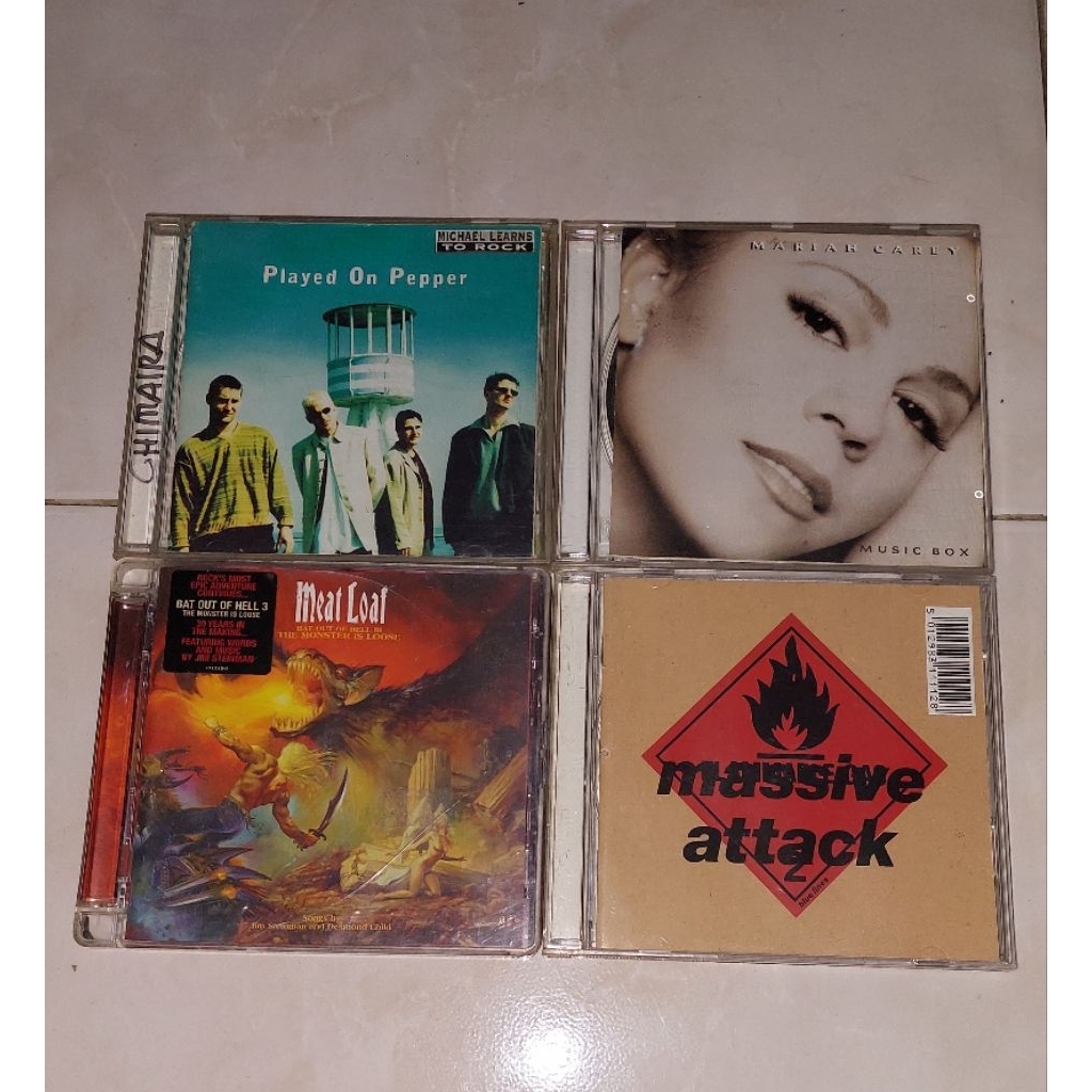 cd MICHAEL LEARNS TO ROCK-Played On Pepper (1) / MARIAH CAREY-Music Box (5) / MEAT LOAF-Bat Out Of H