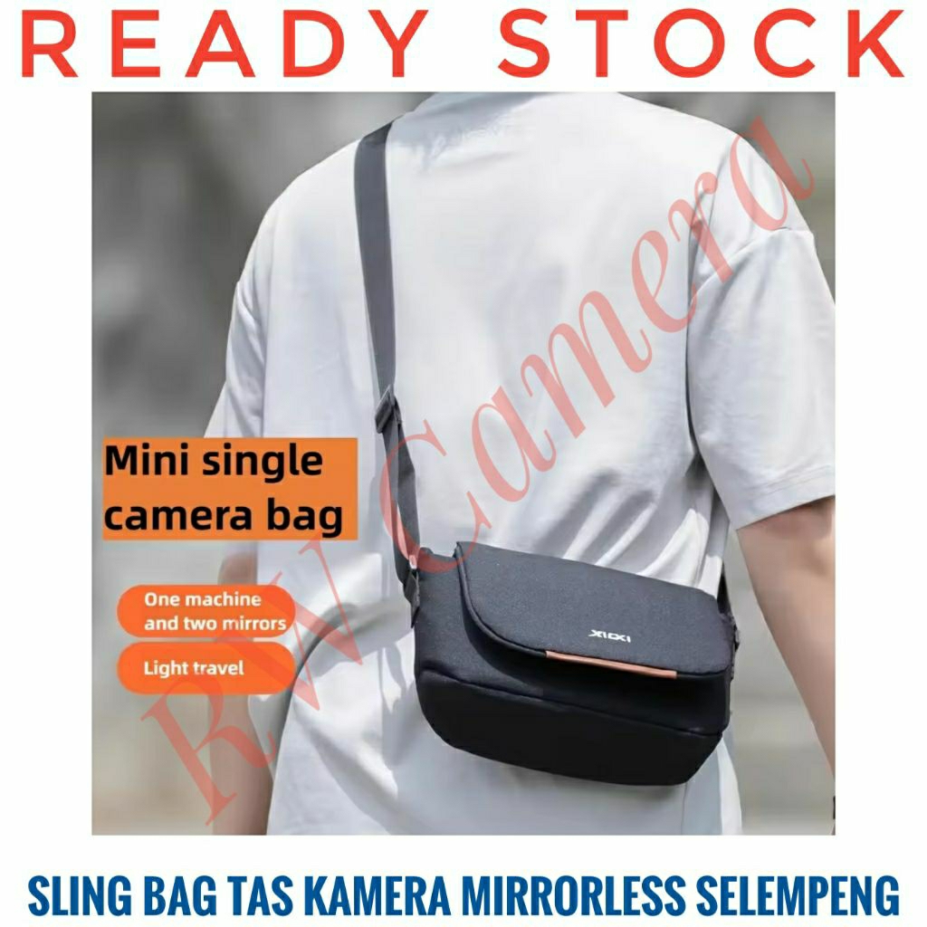 Sling Bag Tas Kamera Camera Mirrorless Selempang Sony Nikon Canon Fujifilm XT30 XM5 A6000 A6400 Z5 Z
