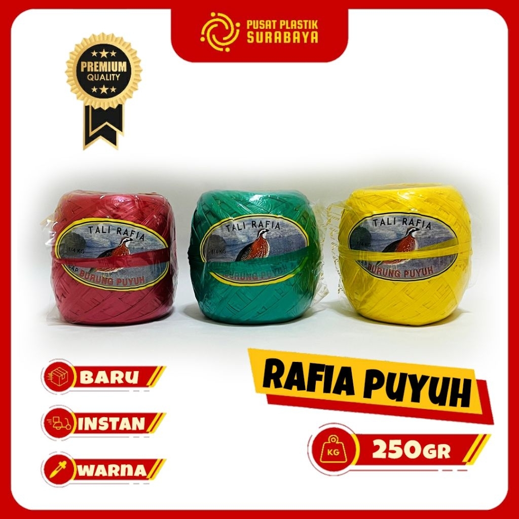 Tali Rafia Cap Burung Puyuh