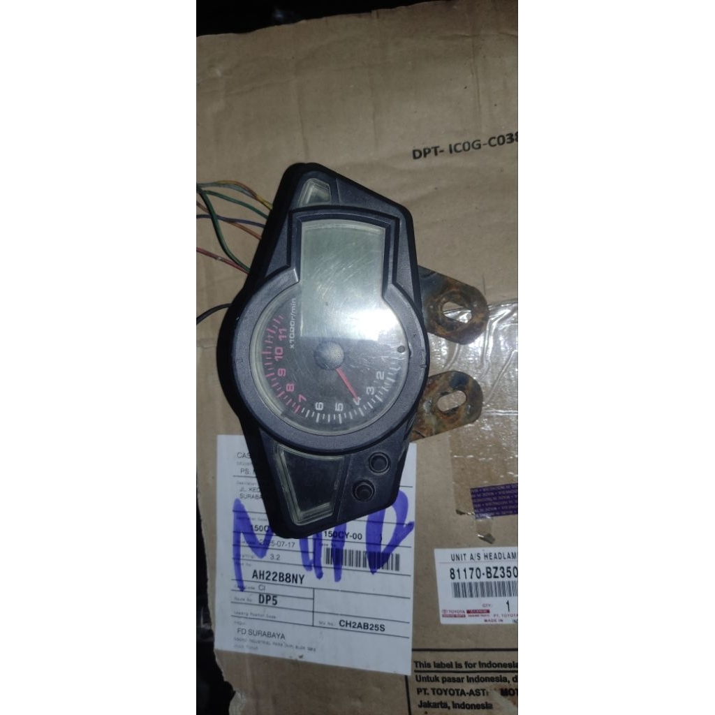 spidometer bekas CB.