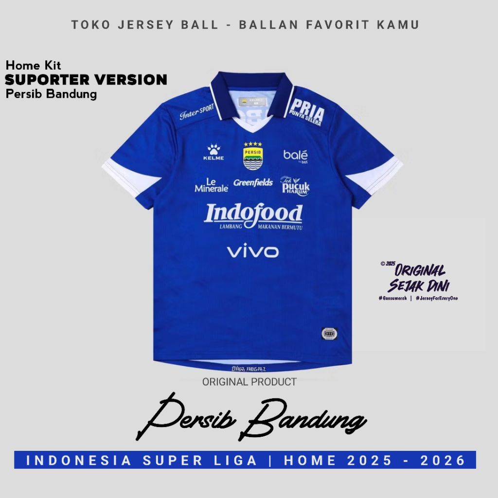 Jersey Persib Bandung Original