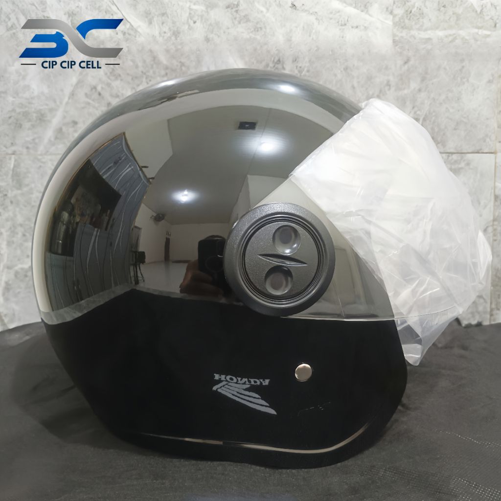 Helm Honda Scoopy Hitam Original AHM SNI BARU Helm Bawaan Honda Scoopy