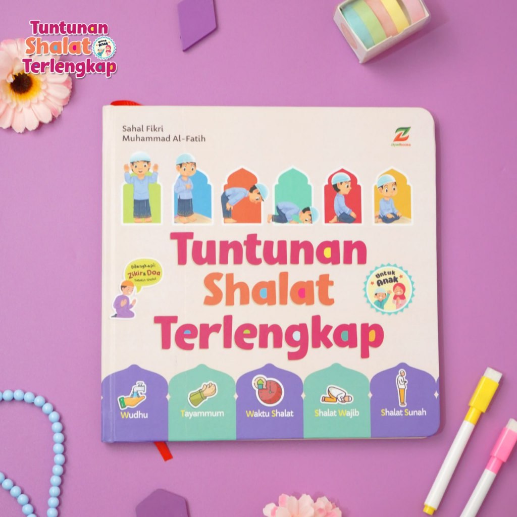 Tuntunan Shalat Terlengkap Untuk Anak - Buku Sholat Anak Bergambar Lengkap