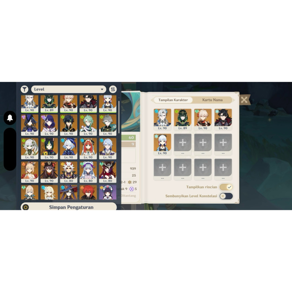 Akun Genshin Impact neuvillete c1 dan wrio c1