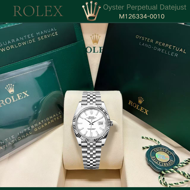 (100% ASLI Rolex) COD Baru Rolex INCLUDE BOX ROLEX Jam Tangan Pria Oyster Perpetual Date - Mekanis W