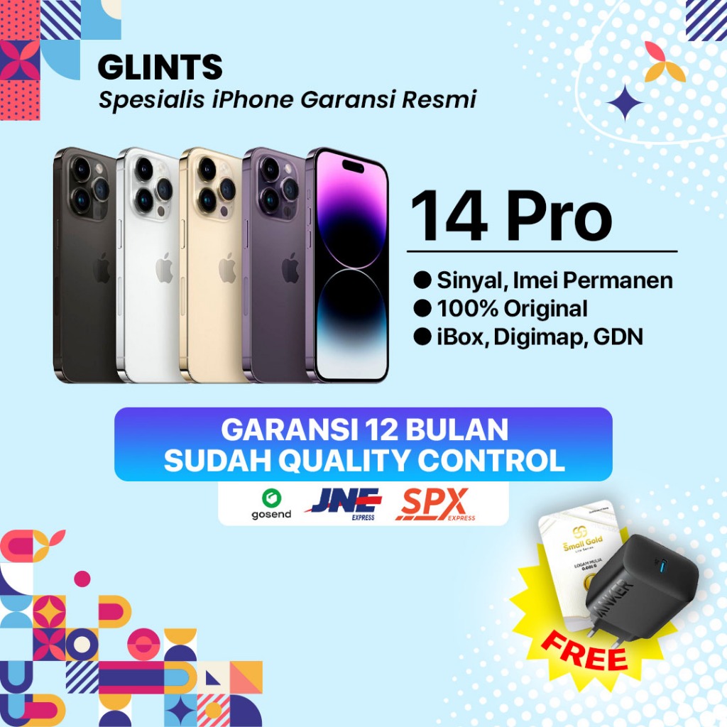 Apple iPhone 14 Pro 128GB/256GB | EX IBOX Indonesia