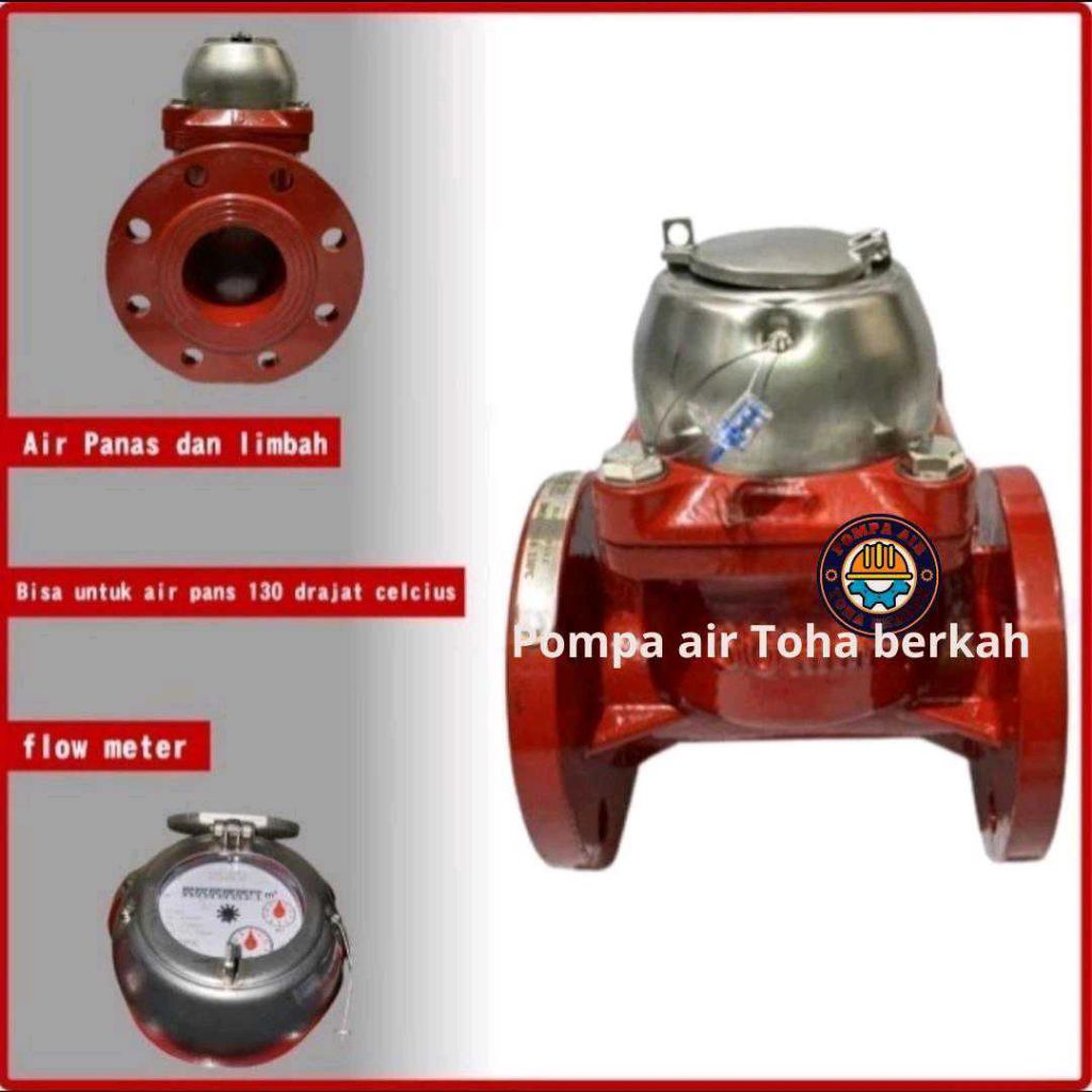 flow meter air limbah 3 inch Flow Meter Air panas  130 Drajat