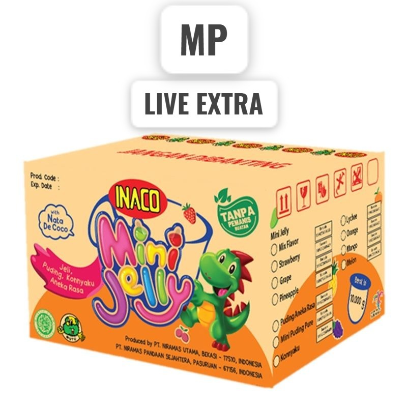 Inaco Jelly 10 Kg Inaco Kartonan / Dus Exp 2027