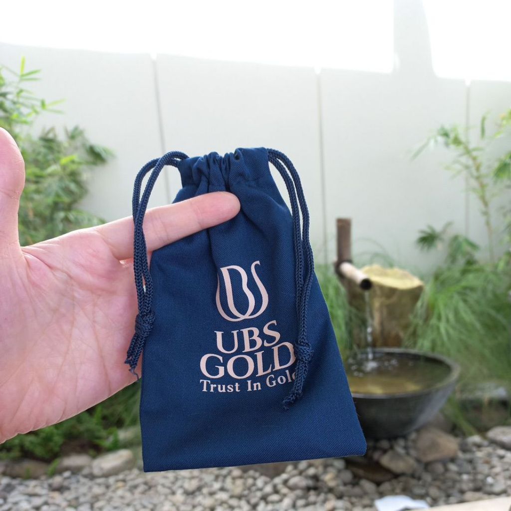 UBS GOLD POUCH ASLI/ORI KANTONG BAG UBS