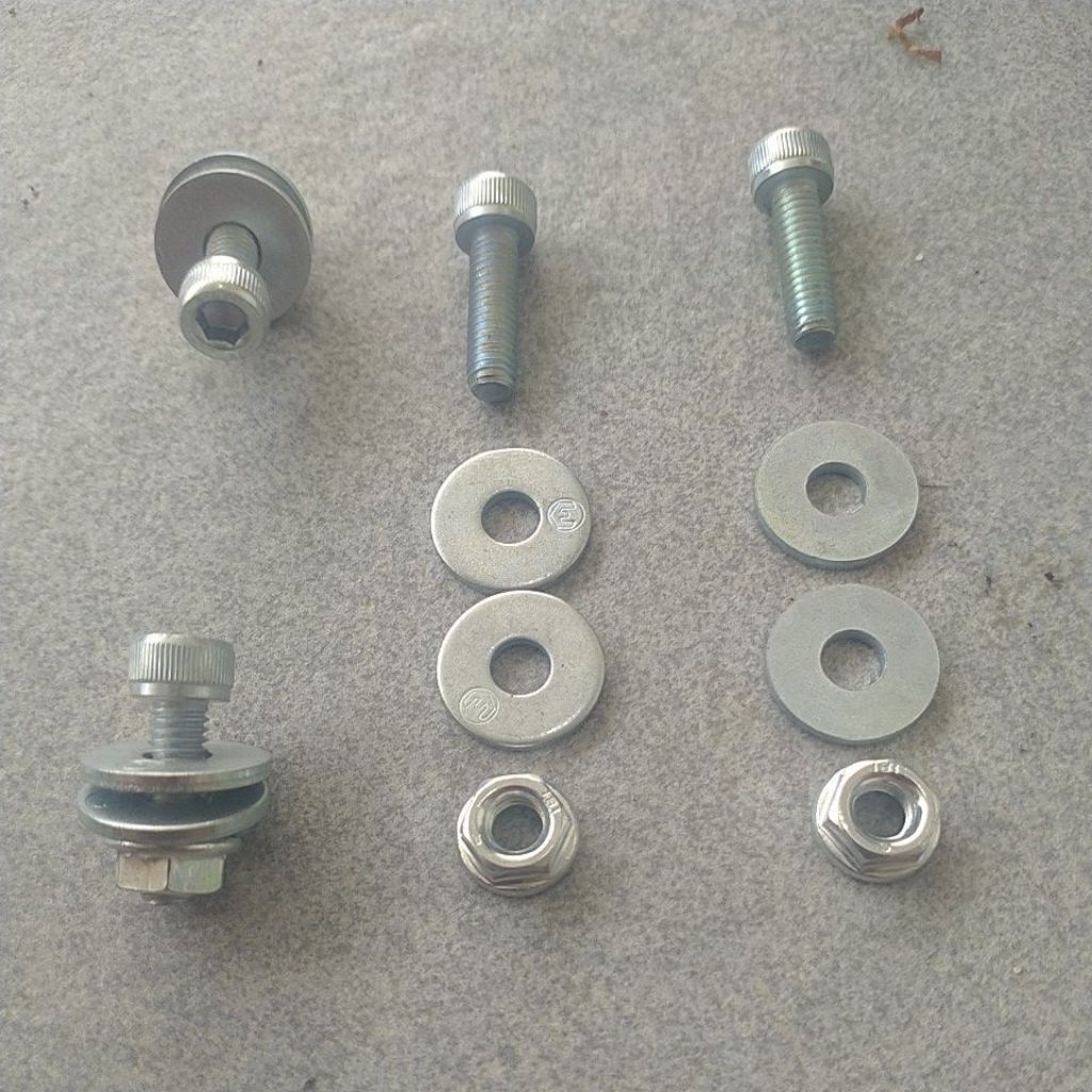 4set BAUT L RING 10 M6 PANJANG 2CM KUNCI L