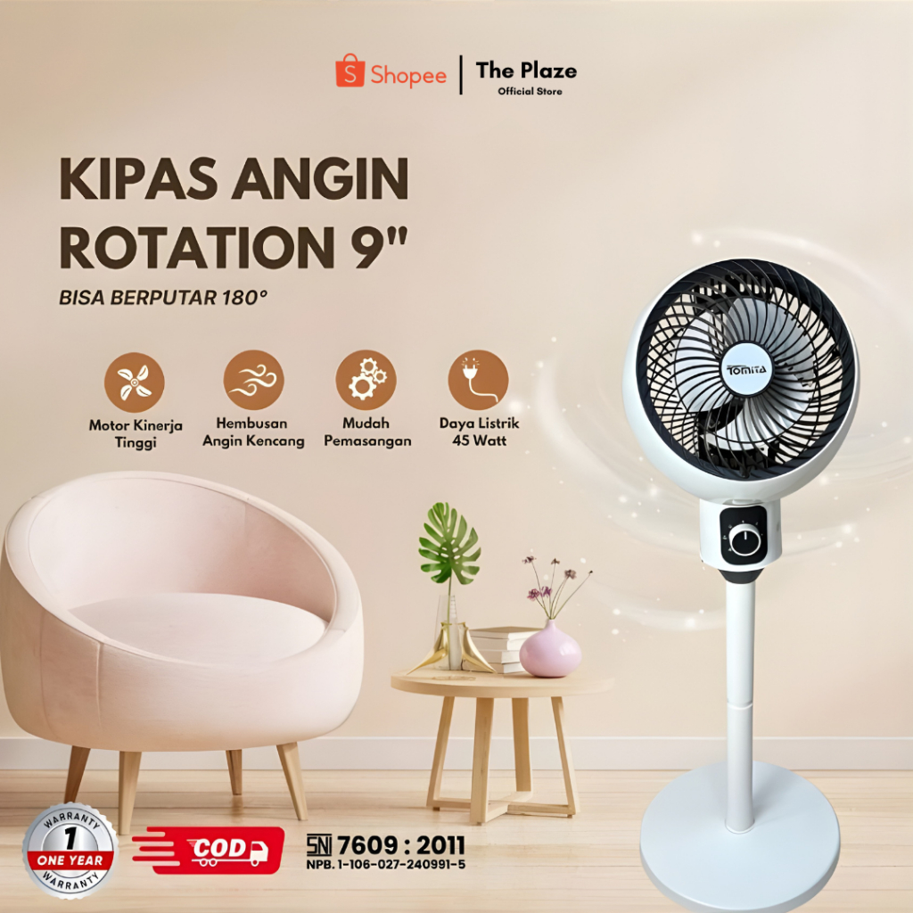 KIPAS ANGIN / KIPAS ANGIN BERDIRI / ROTATIONFAN / KIPAS ANGIN AC / KIPAS ANGIN MINIMALIS / KIPAS ANG