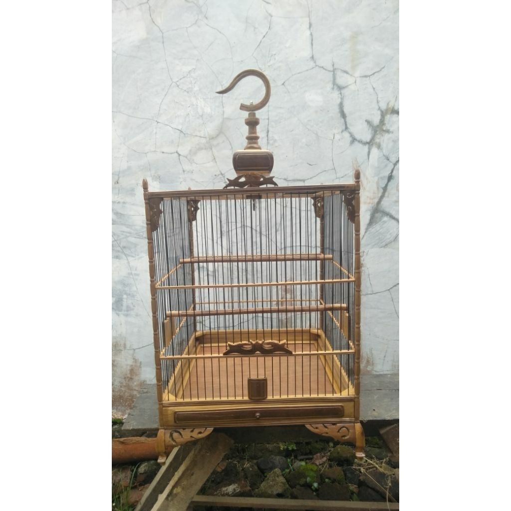 sangkar cungko bambu uk 35*38