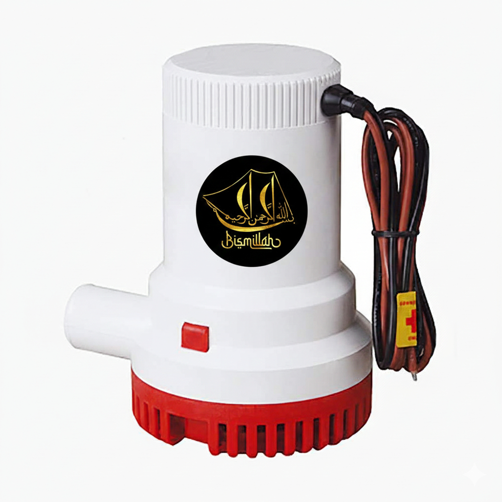 BISMILLAH Bilge Pump 1500 Gallons 2000 Gallons DC Submersible Bilge Pump Yacht Pump