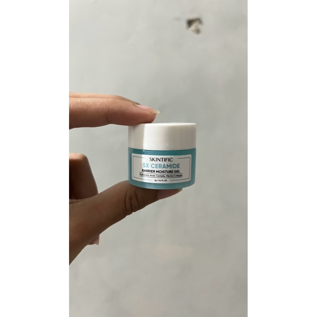 preloved skintific moisturizer mini 6gr