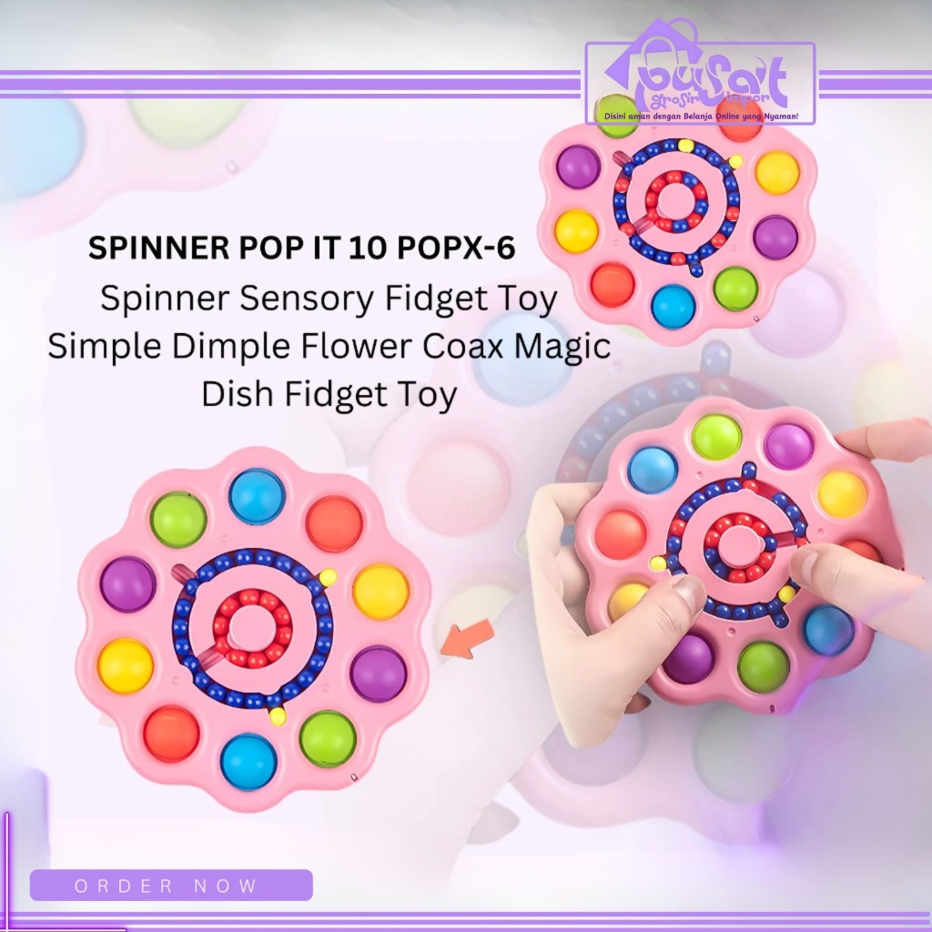 (PG)  New Push Bubble Snap Dimple Board Children Adult Fidget Spinner Simpl Dimpl Anti-stress Relief