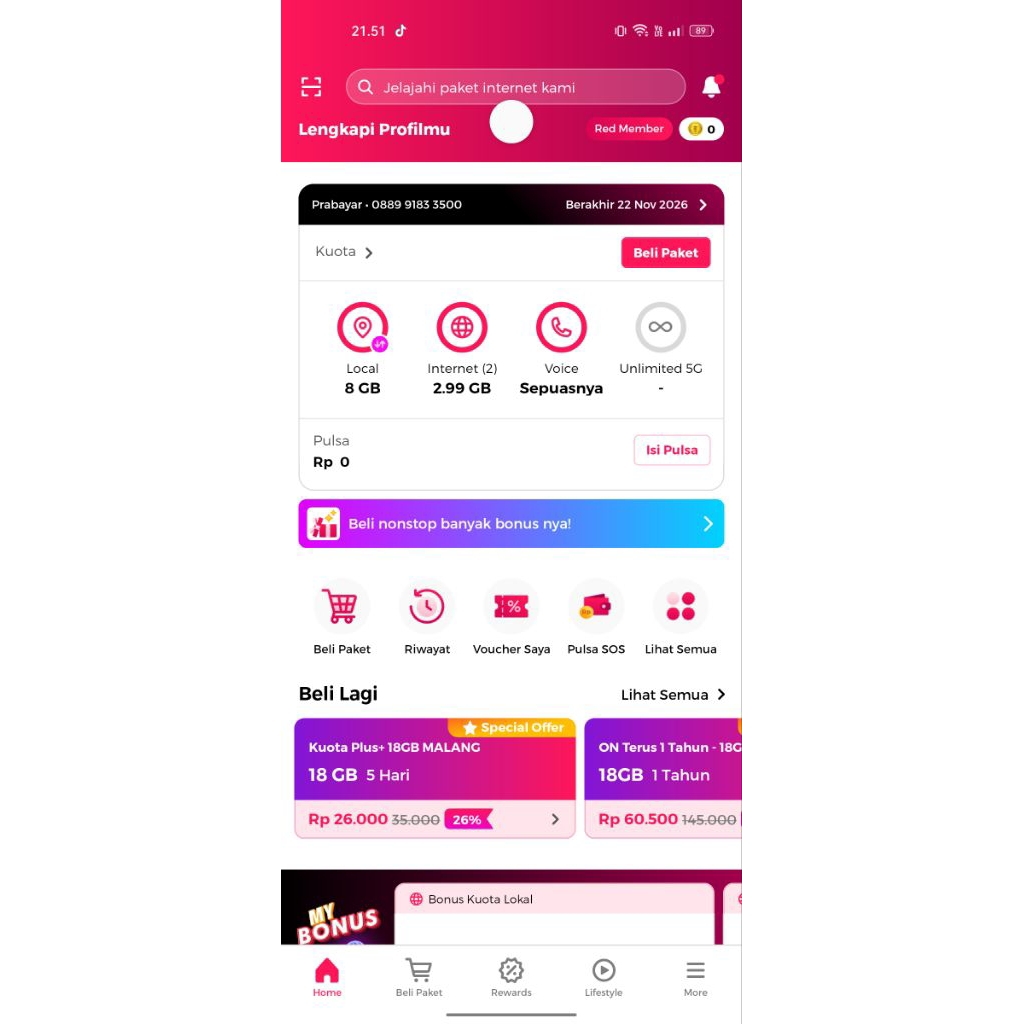 SP SMARTFREN KUOTA 12GB