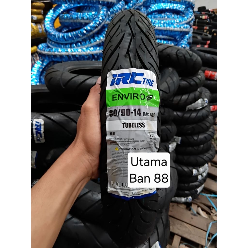 Ban Motor IRC 80/90-14 Enviro Tubeless