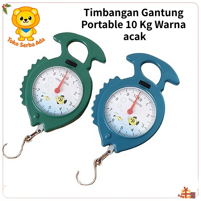Timbangan Gantung Portable 10 Kg Warna acak/Timbangan gantung 10kg berkualitas