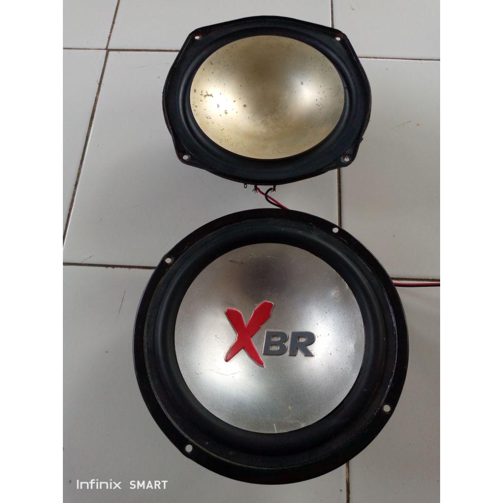 2 BUAH SPIKER XBR POLYTRON 8 INCH normal ( murah )