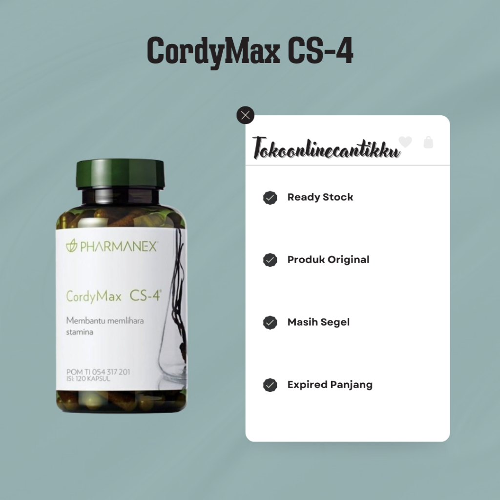 CordyMax® Suplemen Stamina dan Vitalitas