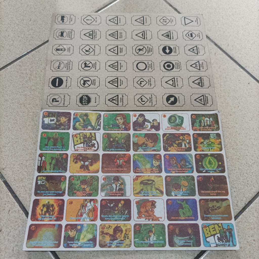 Vintage Jadul Gambaran Gambar Umbul Ben Ten 10