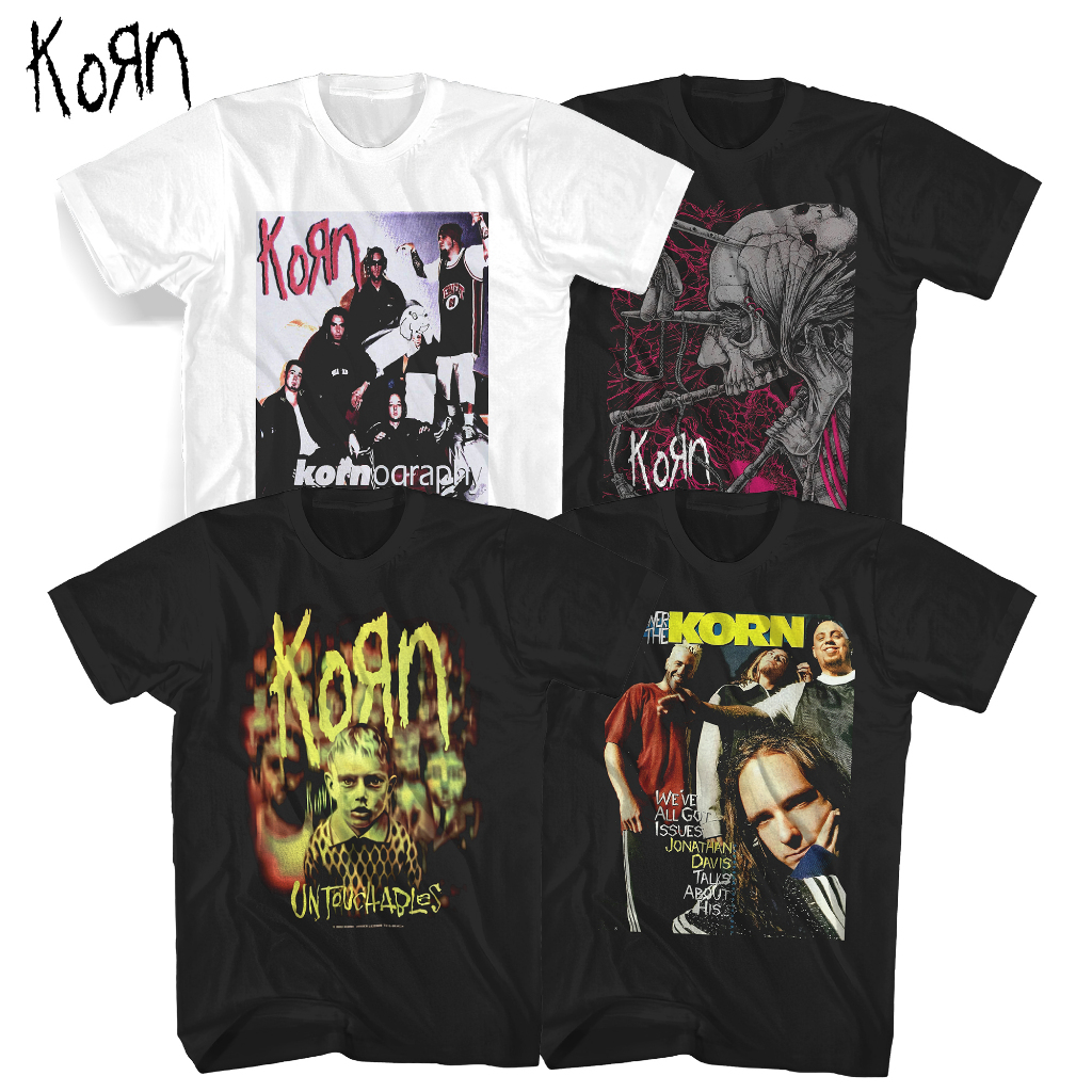 kaos KORN ISSUES DOLL Premium Tshirt korn kaos band metal rock vintage
