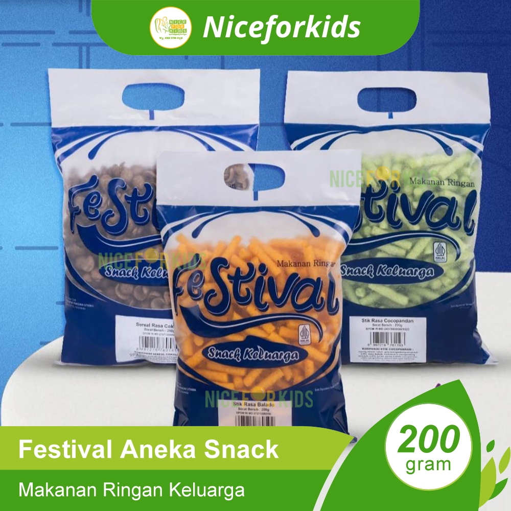 Festival Snack 200gr / Makanan Ringan Enak / Aneka Snack Festival
