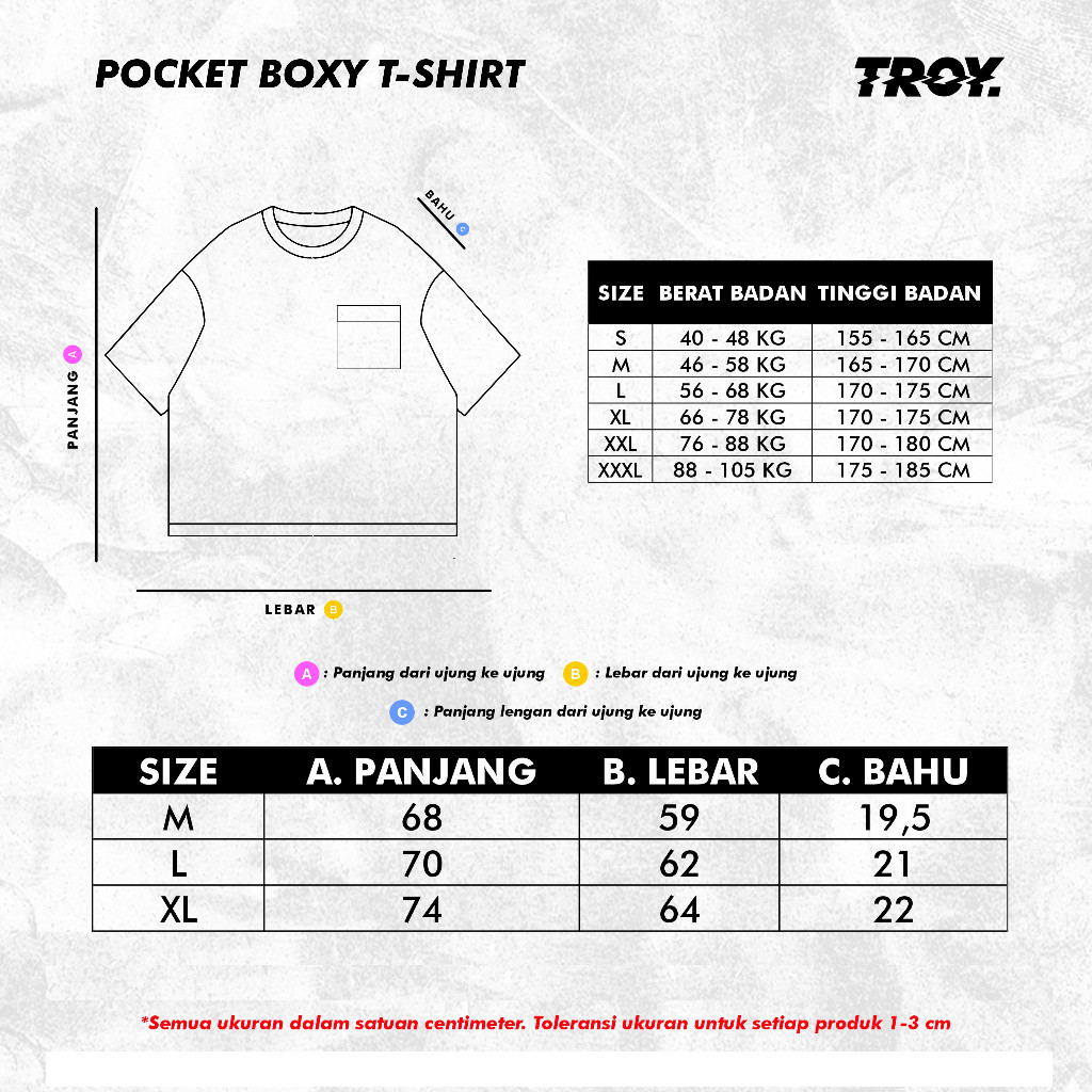 Troy Company Boxy Pocket Oversize Tshirt Army Green Flaming Beer - Kaos Boxy Oversize Hijau Army BKD 3449