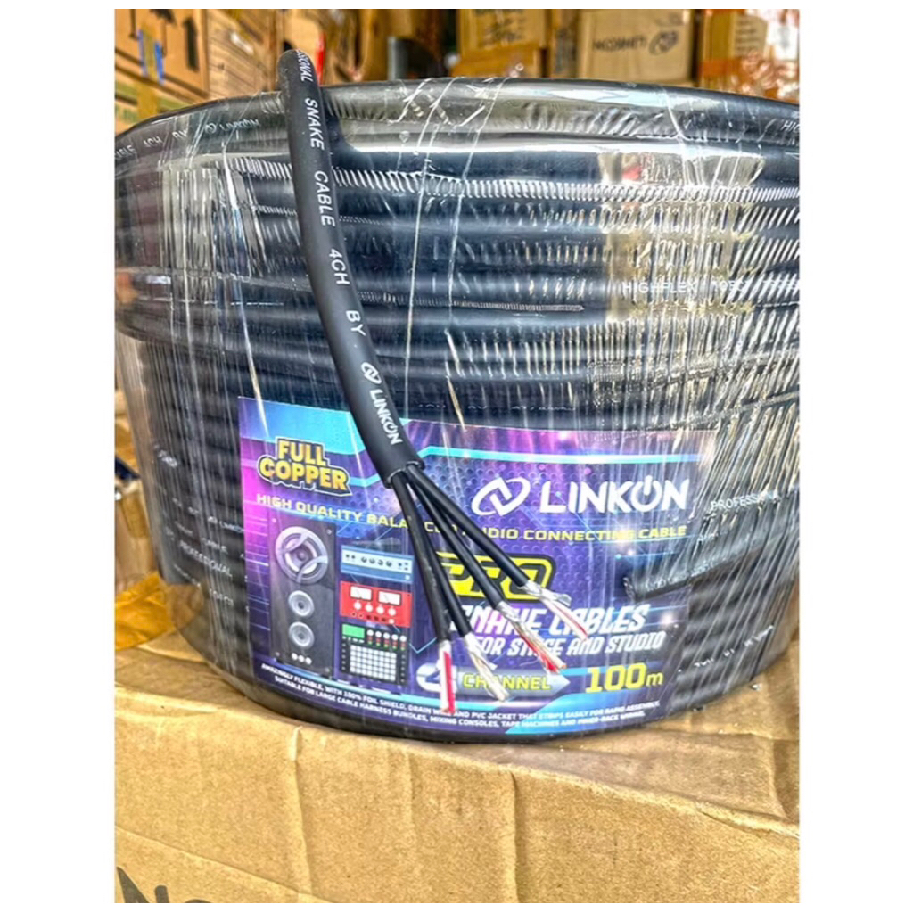 Per meter LINKON Snake Kabel isi 4 - Snake Kabel 4chanel 4Chord 4 jalur merk Linkon ORIGINAL