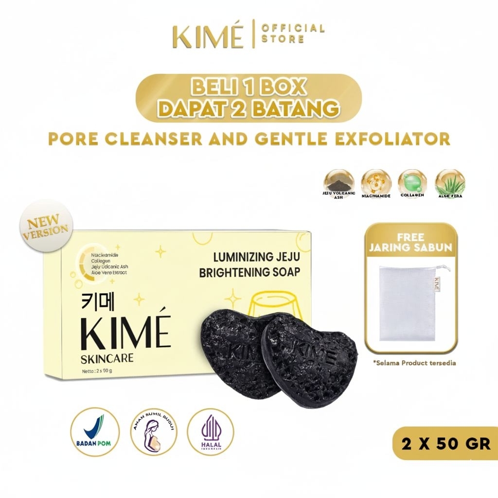 KIME SKINCARE - Jeju Brightening Soap Sabun Batang