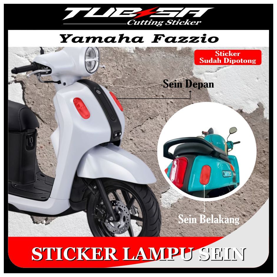 Stiker Lampu Sein Fazzio | Stiker Lampu Sein Fazzio | Stiker Pelindung  Lampu Sein Fazzio Rp.