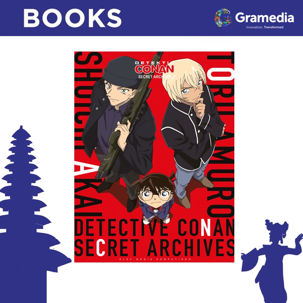 Gramedia Bali - Detektif Conan Secret Archives 02 Shuichi Akai & Toru Amuro