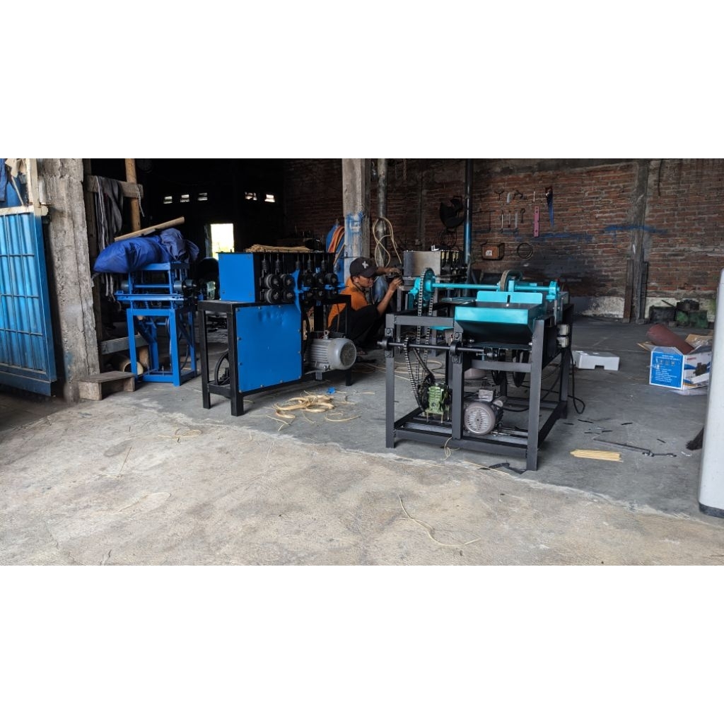 Paket 5 Mesin Tusuk Sate Fullset Otomatis 3 in 1