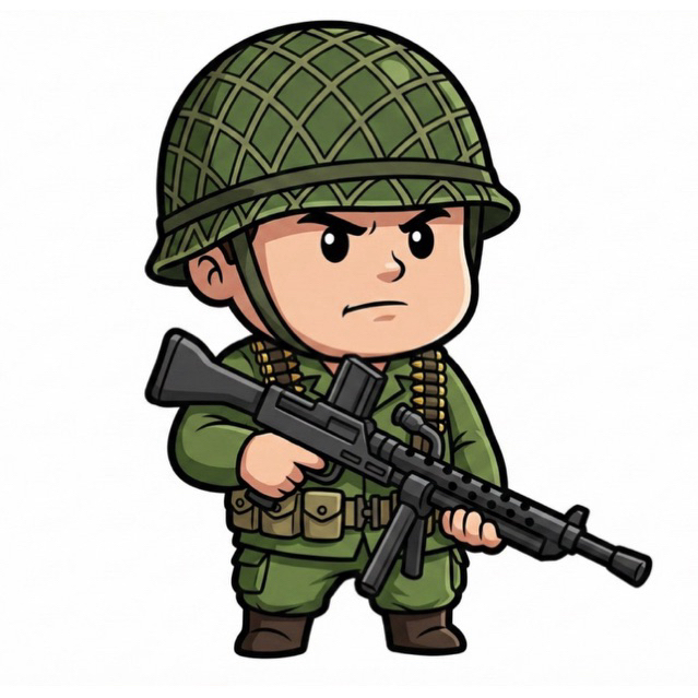 Mainan Action Figure Kecil Tentara Soldier Us WW2