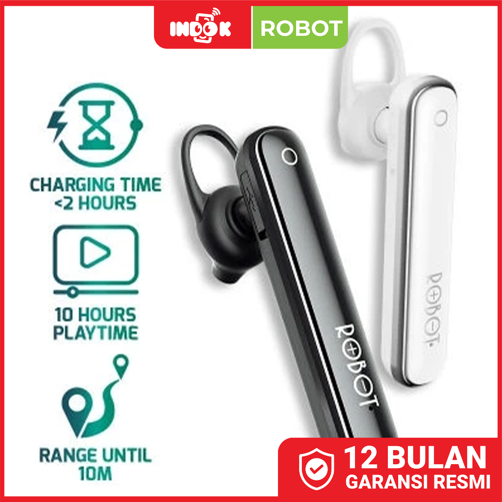 Robot Talk10 Bluetooth Earphone Android iPhone Original