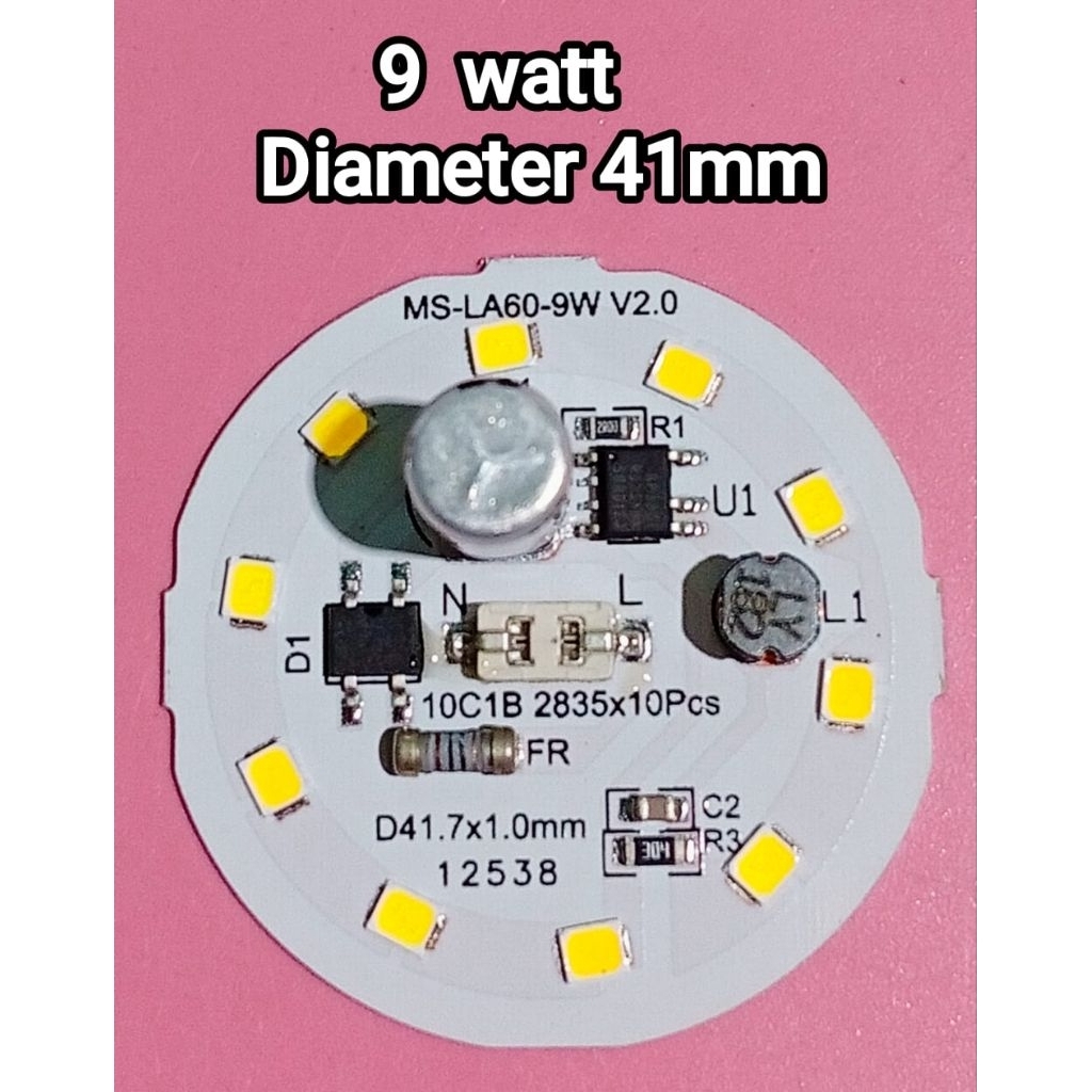 PCB LED AC MSL 9 WATT