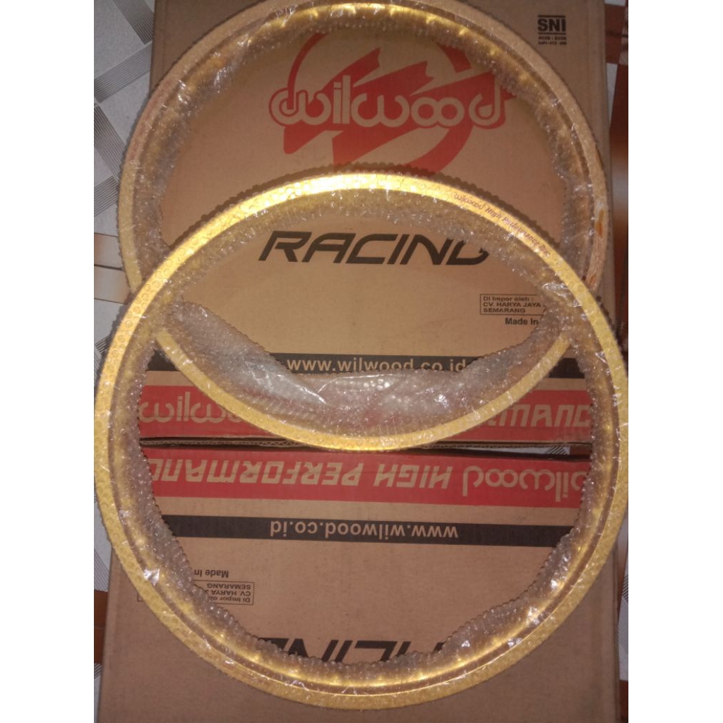 1 set velg ring 17x1.40 gold wilwood racing ring 17