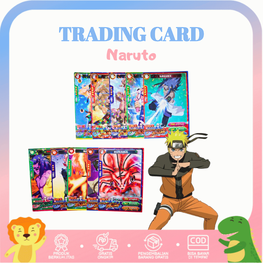 Trading Card Naruto Shippuden / Mainan Kartu Anak Naruto Shippuden