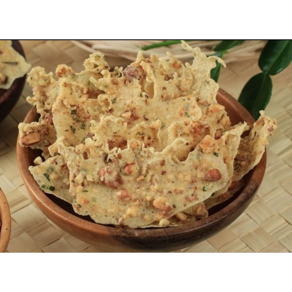 rempeyek peyek kemasan plastik kiloan 250gr - 1kg peyek kacang tanah kedelai kacang hijau udang rebo