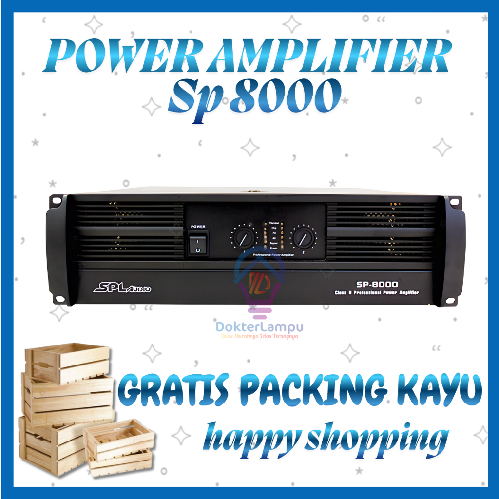 SPL Audio Power Amplifier SP Series sp 8000