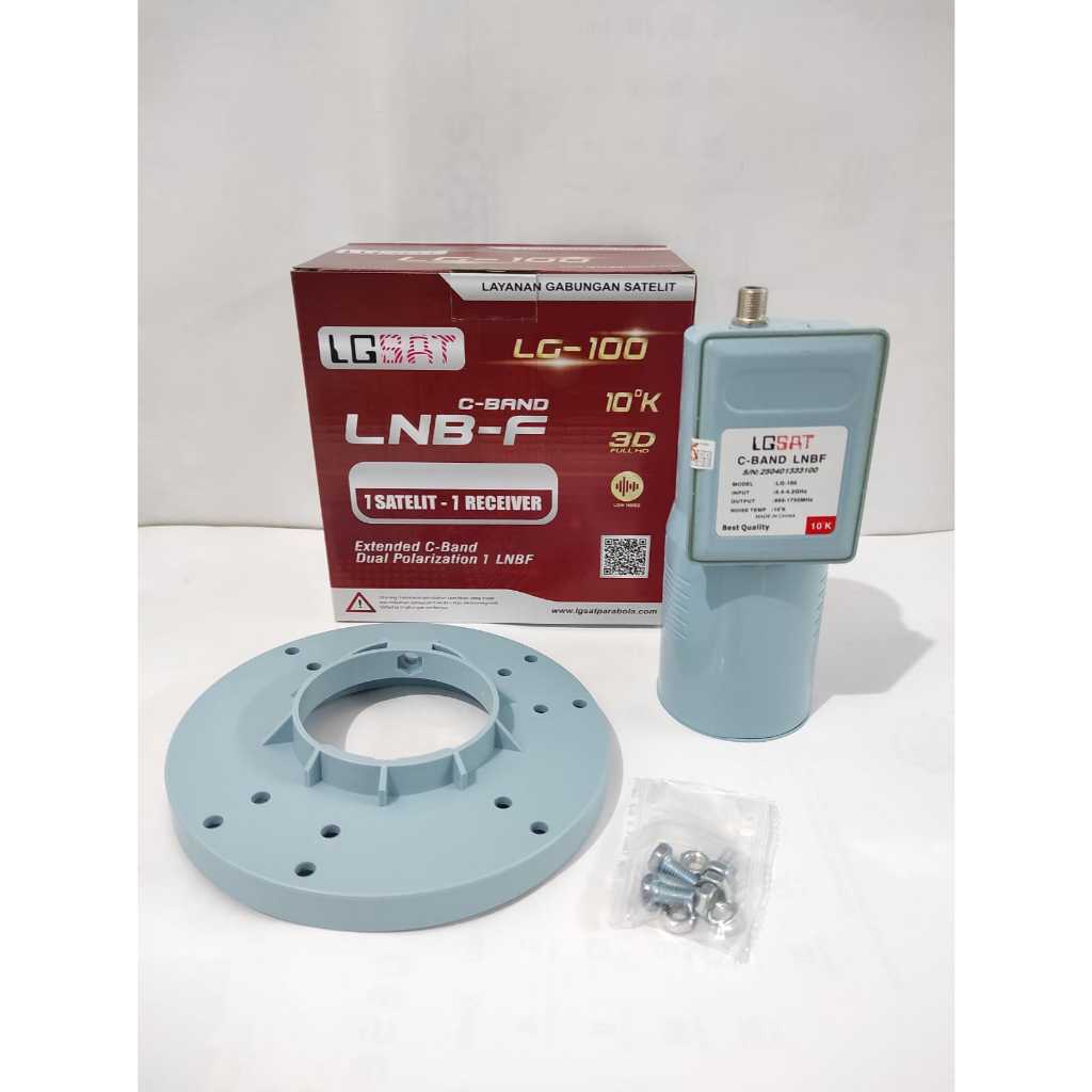 LNB C BAND LG SAT LG-100 single + Piringan