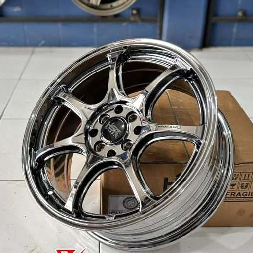 Velg Black Chrome Ring 17 HSR Buat Mobil Yaris City Mazda2 Avanza Jazz