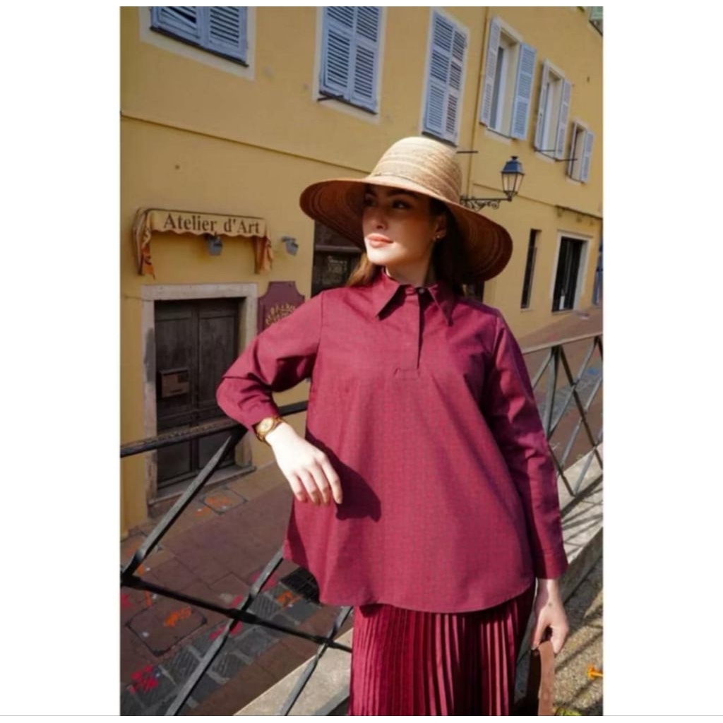 POLO MONOGRAM SHIRT BENANG JARUM