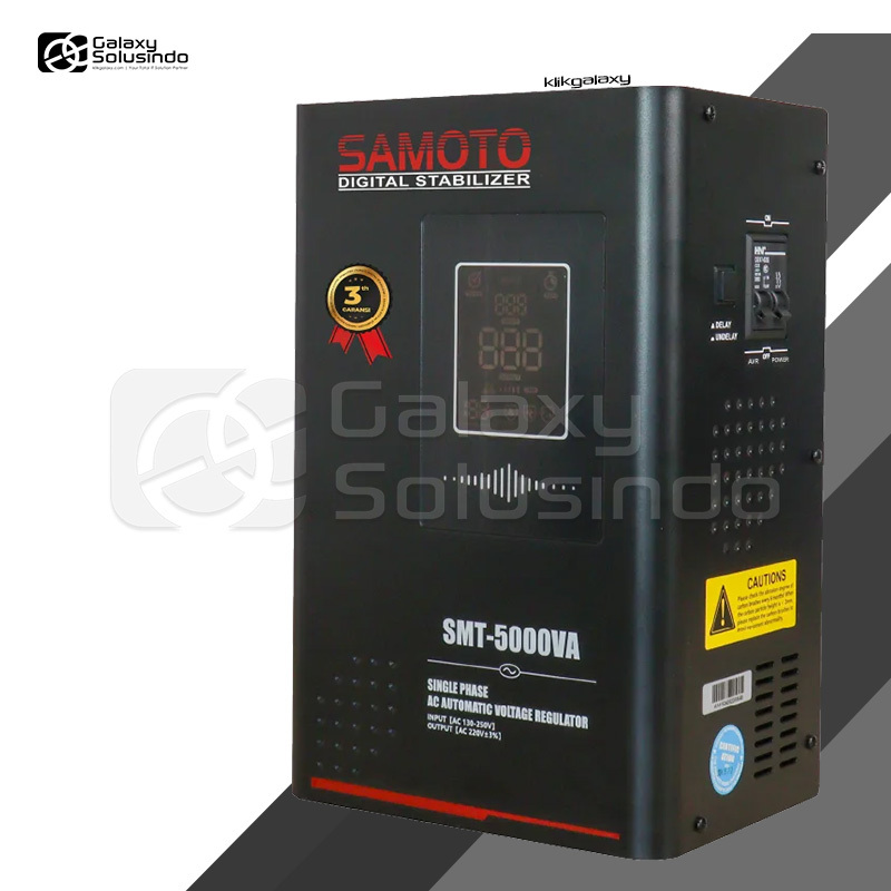 SAMOTO SMT-5000N - 5000VA Single Phase Stavolt Stabilizer - GS