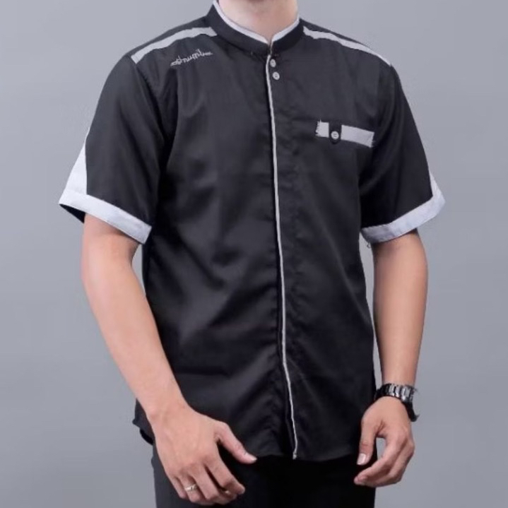 Baju Koko Pria Dewasa Lengan Pendek Original El Rumi Motif Yisunsin | El rumi