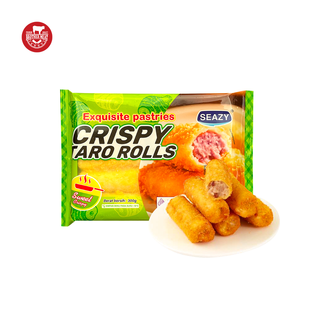 Seazy Crispy Taro Rolls isi 10 / Kue Talas Krispi - Brothermeatshop