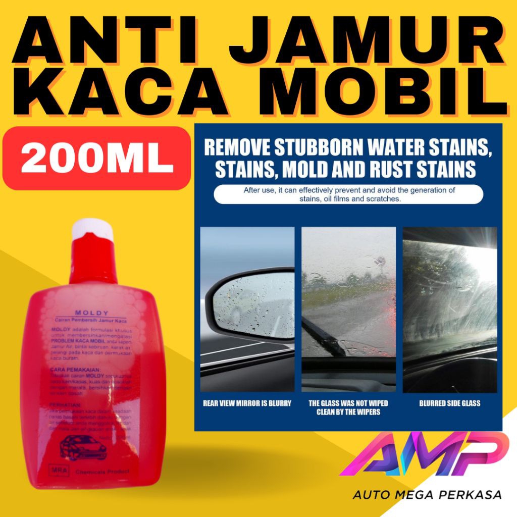 PEMBERSIH ANTI JAMUR KACA MOBIL 200ML MOLDY ANTI JAMUR KACA MOBIL