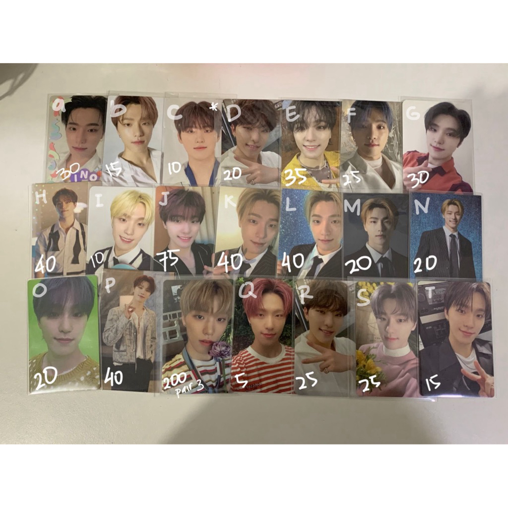SEVENTEEN DINO PHOTOCARD