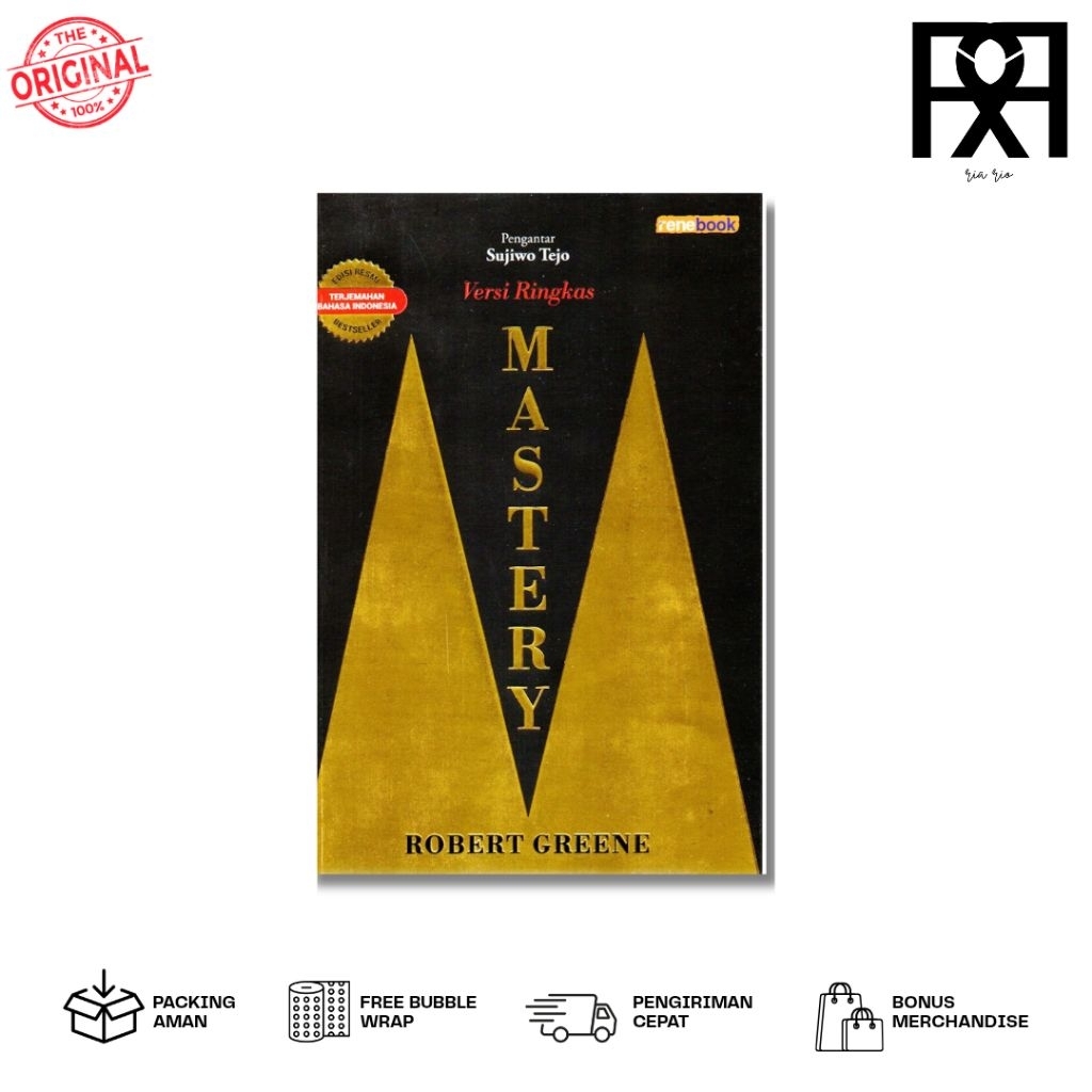 Buku Terjemahan Versi Ringkas Mastery - Robert Greene (Renebook)